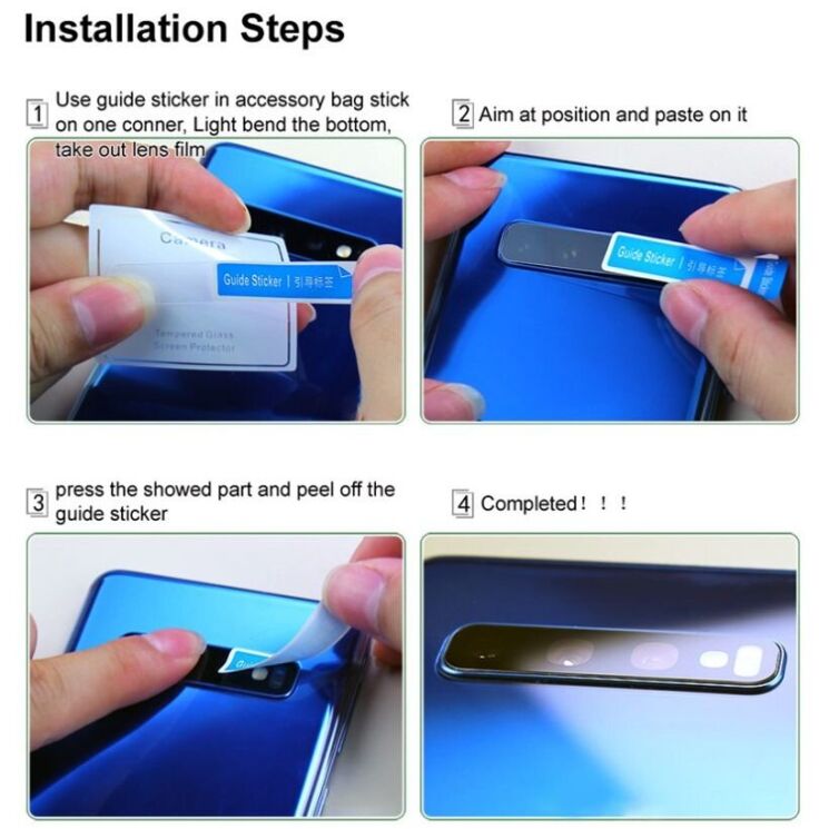 Защитное стекло на камеру IMAK Integrated Lens Protector для Motorola Edge 50 Pro: фото 6 из 7