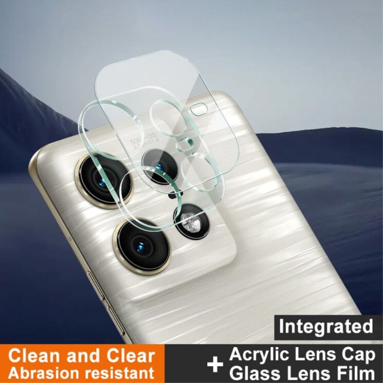 Защитное стекло на камеру IMAK Integrated Lens Protector для Motorola Edge 50 Pro: фото 3 из 7