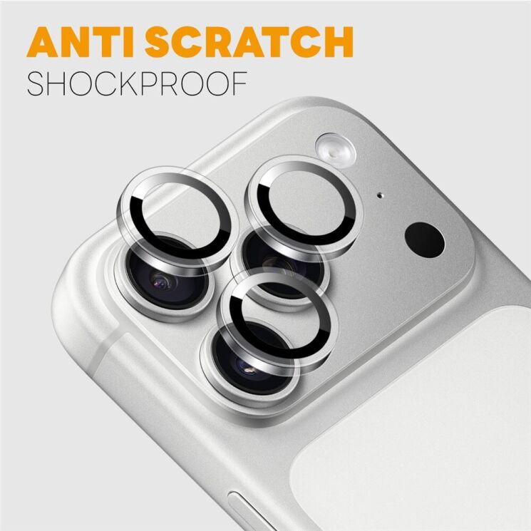 Захисне скло на камеру NORTHJO OpticFrame для iPhone 18 Pro / 18 Pro Max - Black (423673B) Захисне скло на камеру NORTHJO OpticFrame для iPhone 18 Pro / 18 Pro Max - Black: фото 3 з 4