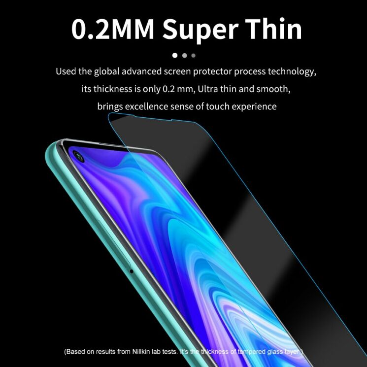 Защитное стекло NILLKIN Amazing H+ Pro для Xiaomi Redmi Note 9 / Redmi 10X: фото 6 из 18