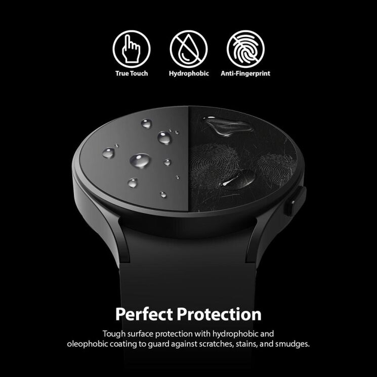 Захисне скло RINGKE Screen Protector для Samsung Galaxy Watch 4 (40mm): фото 9 з 11