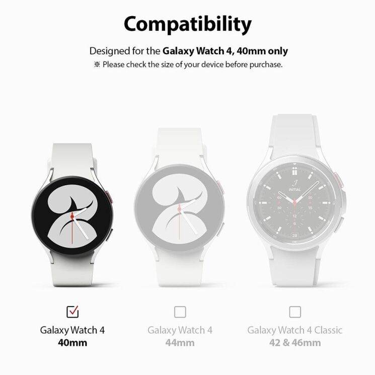 Захисне скло RINGKE Screen Protector для Samsung Galaxy Watch 4 (40mm): фото 3 з 11
