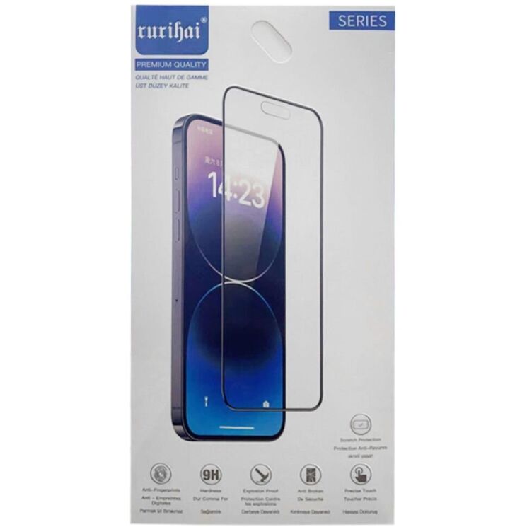 Защитное стекло RURIHAI Full Glue Screen Protect для Google Pixel 8A - Black: фото 7 из 7