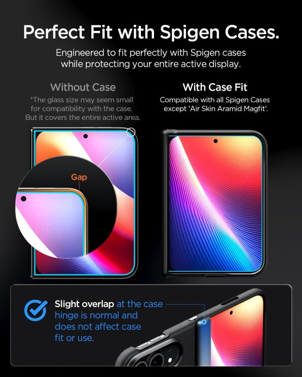 Защитное стекло Spigen GLAS.tR EZ Fit Pro для iPhone Duo (AGL12014): фото 12 из 14