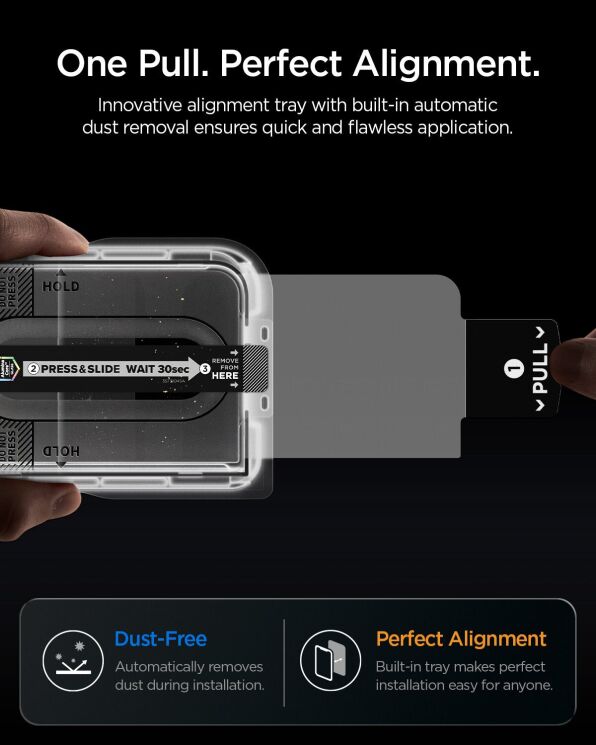 Защитное стекло Spigen GLAS.tR EZ Fit Pro для iPhone Duo (AGL12014): фото 9 из 14