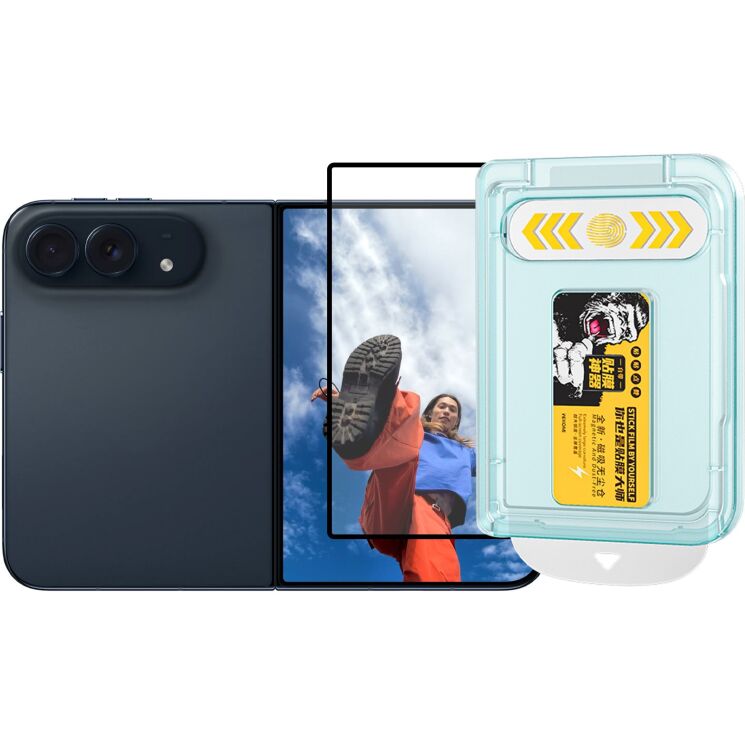 Защитное стекло WEKOME WTP-034 Full Glue для iPhone Duo - Black: фото 1 из 8