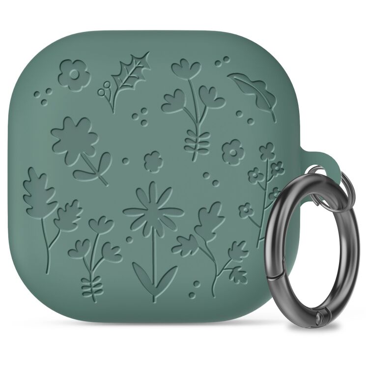 Захисний чохол AHASTYLE WG199 для Samsung Galaxy Buds 4 / Buds 4 Pro - Dark Green: фото 1 з 8