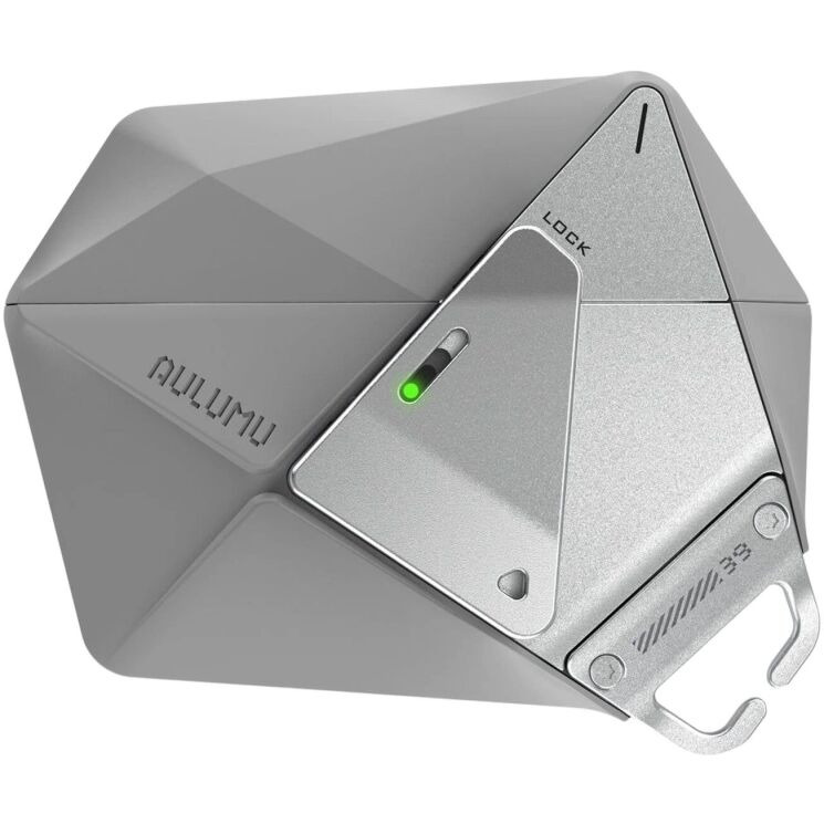 Захисний чохол AULUMU A39 Geometric Case для AirPods Pro 3 - Grey: фото 2 з 7