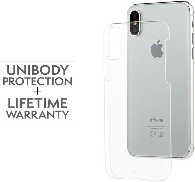 Захисний чохол Case-Mate Barely There для Apple iPhone X / iPhone XS - Clear: фото 7 з 8