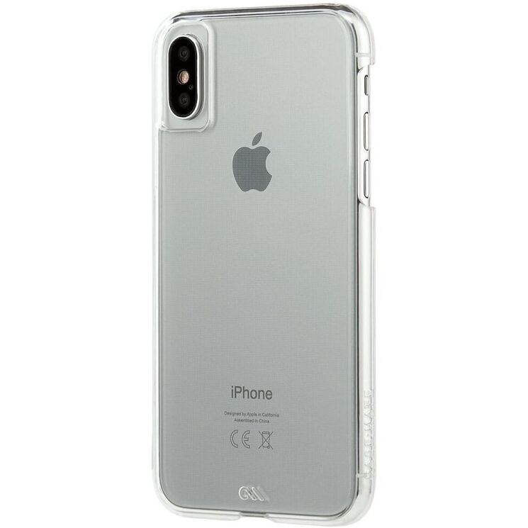 Захисний чохол Case-Mate Barely There для Apple iPhone X / iPhone XS - Clear: фото 3 з 8