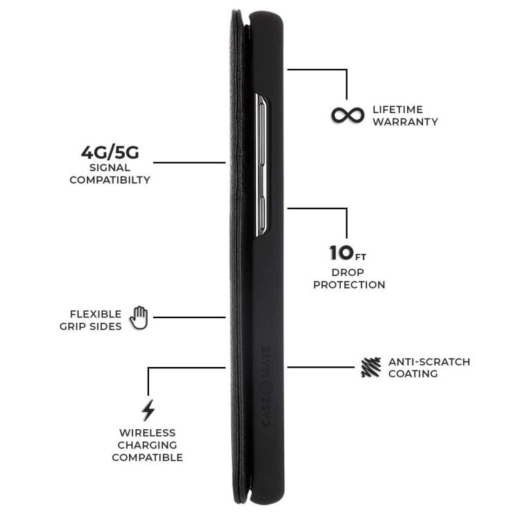 Защитный чехол Case-Mate Wallet Case для Samsung Galaxy S20 Ultra (G988) - Black: фото 6 из 8