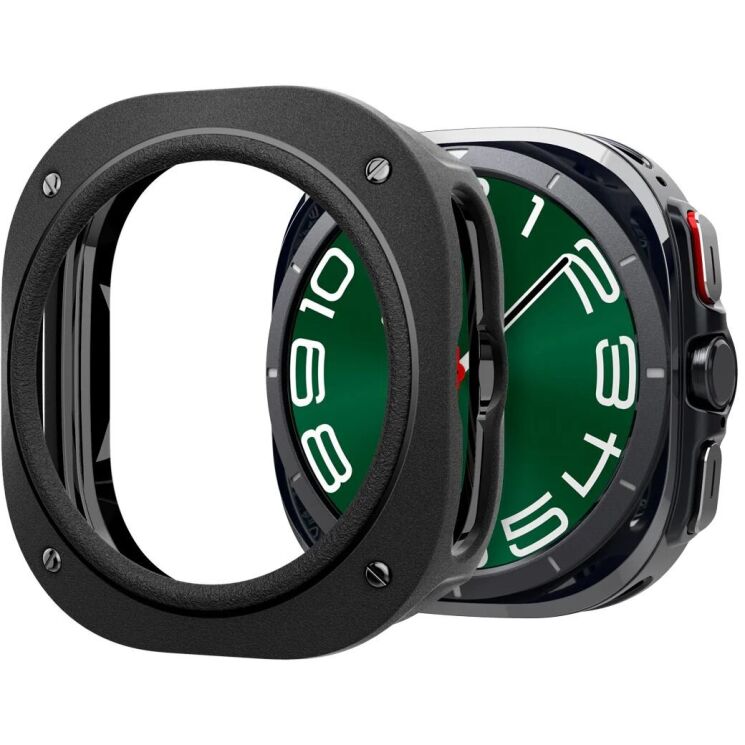Защитный чехол Caseology Vault (FW) by Spigen для Samsung Galaxy Watch Ultra (47mm) - Matte Black: фото 1 из 13