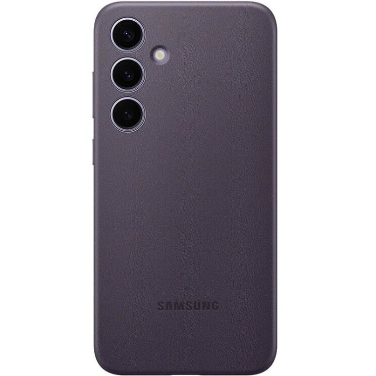 Защитный чехол Copiex Leather Cover для Samsung Galaxy S24 Plus (S926) - Purple: фото 1 из 3