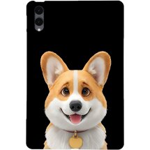 Защитный чехол Deexe Animal Series для Samsung Galaxy Tab S12 Plus - Corgi: фото 1 из 4