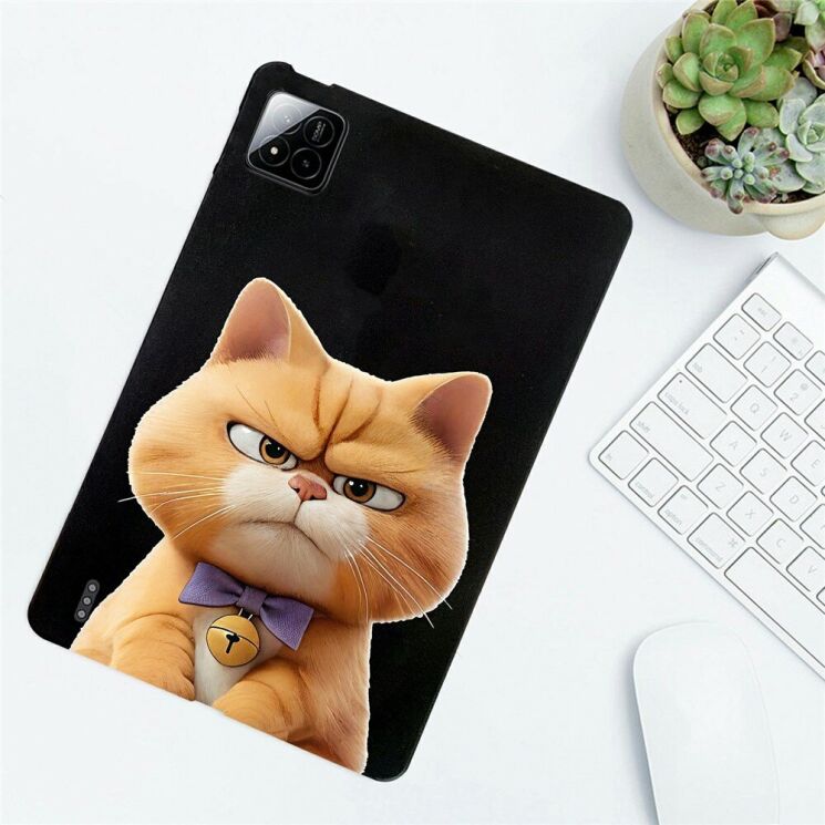 Захисний чохол Deexe Animal Series для Xiaomi Pad 7 / 7 Pro - Garfield Cat: фото 3 з 5