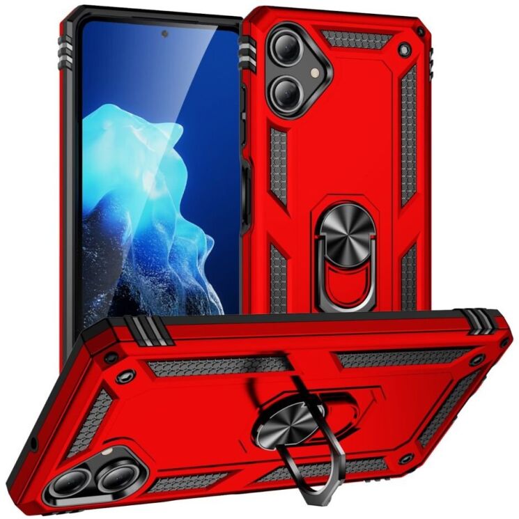 Защитный чехол Deexe Armor Case для Samsung Galaxy A06 (A065) - Red: фото 1 из 7