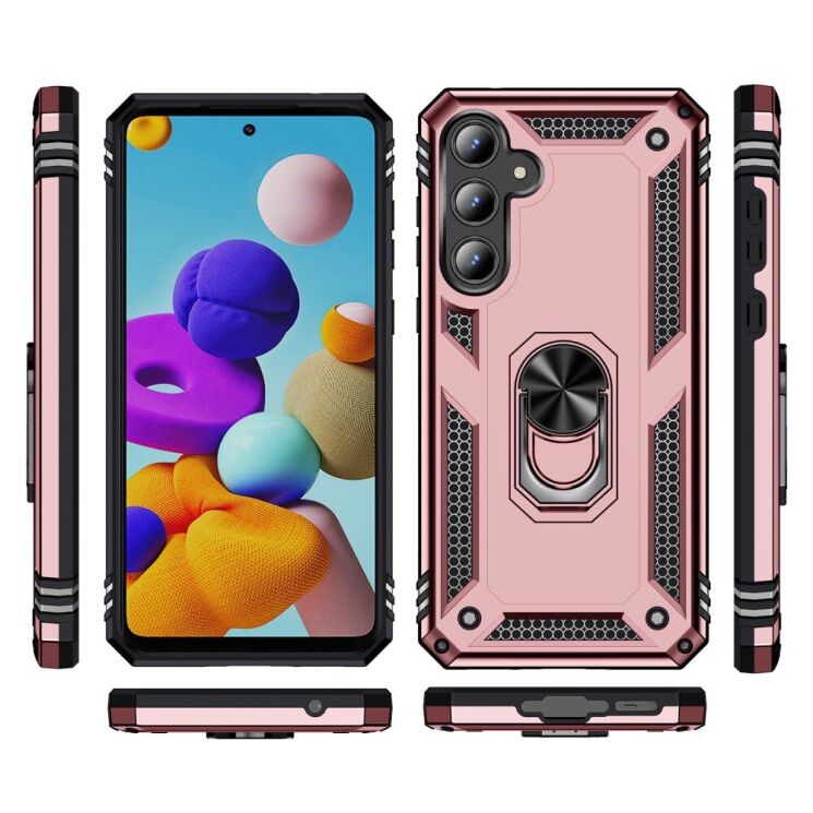 Защитный чехол Deexe Armor Case для Samsung Galaxy A35 (A356) - Blue: фото 6 из 7
