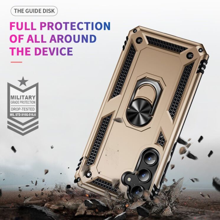 Защитный чехол Deexe Armor Case для Samsung Galaxy A35 (A356) - Blue: фото 5 из 7