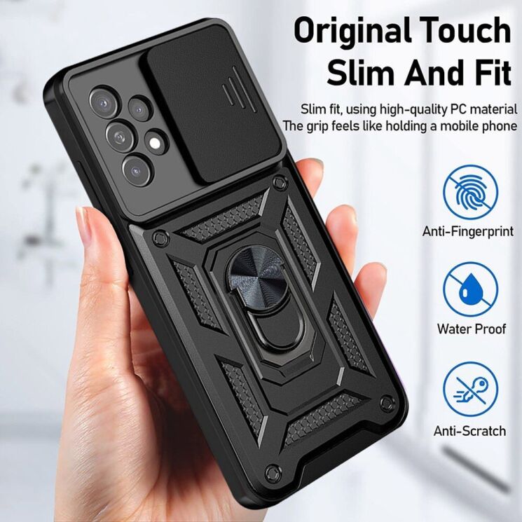 Защитный чехол Deexe Armor Shield для Samsung Galaxy A33 (A336) - Black: фото 7 из 8