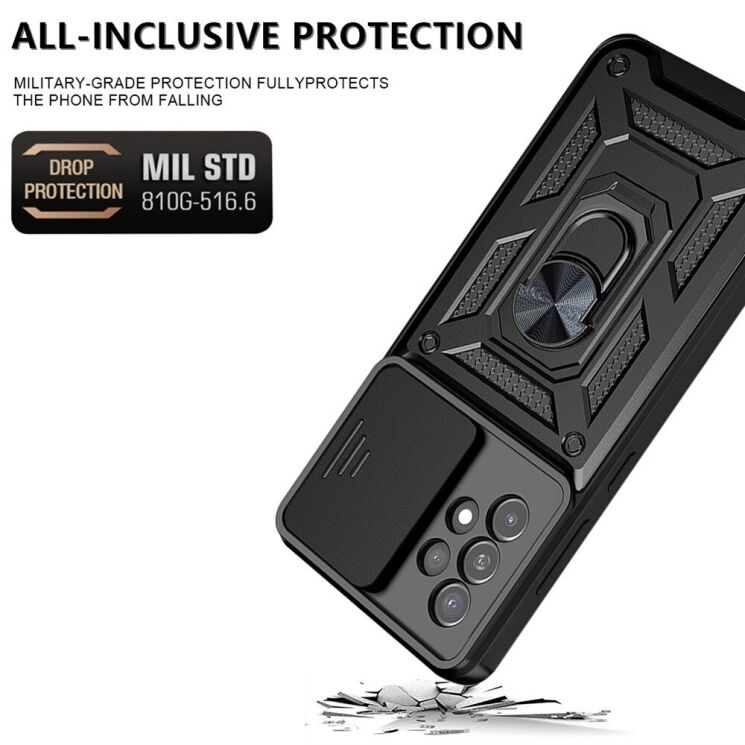 Защитный чехол Deexe Armor Shield для Samsung Galaxy A33 (A336) - Black: фото 2 из 8