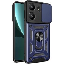 Защитный чехол Deexe Armor Shield для Xiaomi Poco M7 Pro - Blue: фото 1 из 5