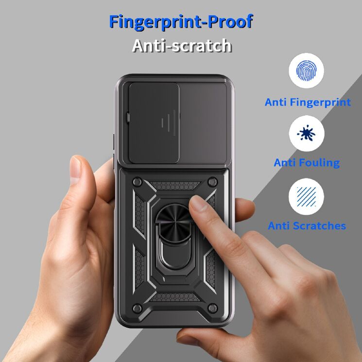 Захисний чохол Deexe Armor Shield для Xiaomi Redmi 15C / Poco C85 - Black: фото 5 з 9