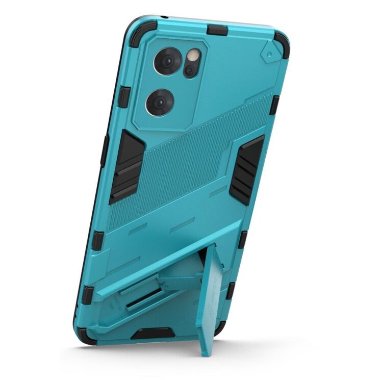 Захисний чохол Deexe Bibercas для OPPO Reno 7 5G Chinese - Baby Blue: фото 3 з 8