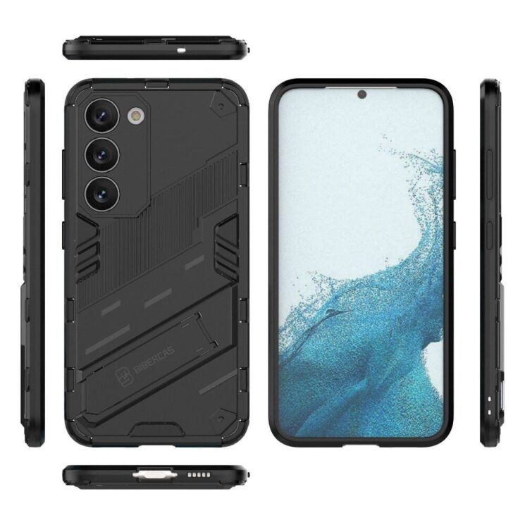 Захисний чохол Deexe Bibercas для Samsung Galaxy S23 Plus - Black: фото 7 з 9