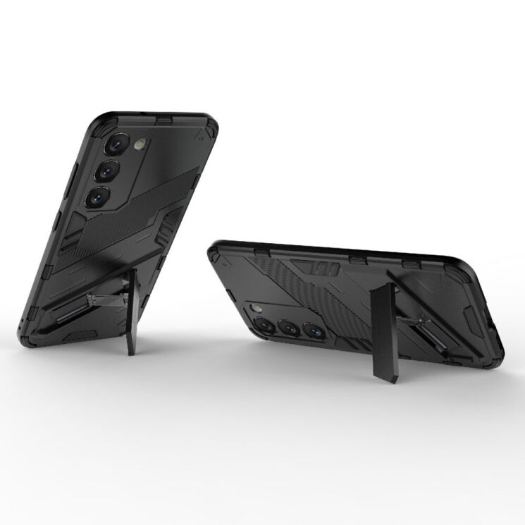 Захисний чохол Deexe Bibercas для Samsung Galaxy S23 Plus - Black: фото 3 з 9