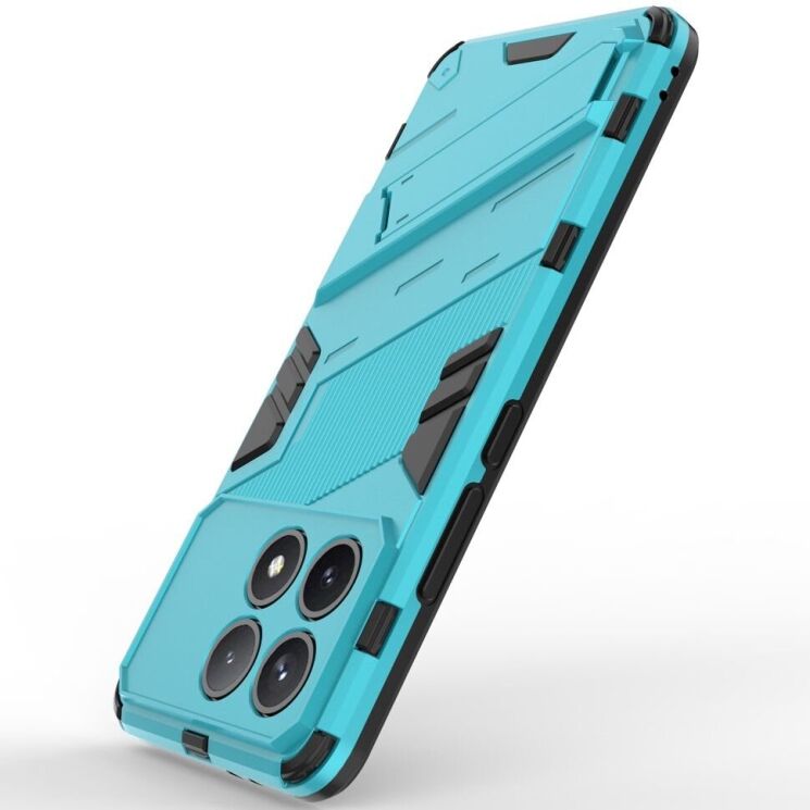Защитный чехол Deexe Bibercas для Xiaomi Poco F6 Pro - Baby Blue: фото 6 из 8