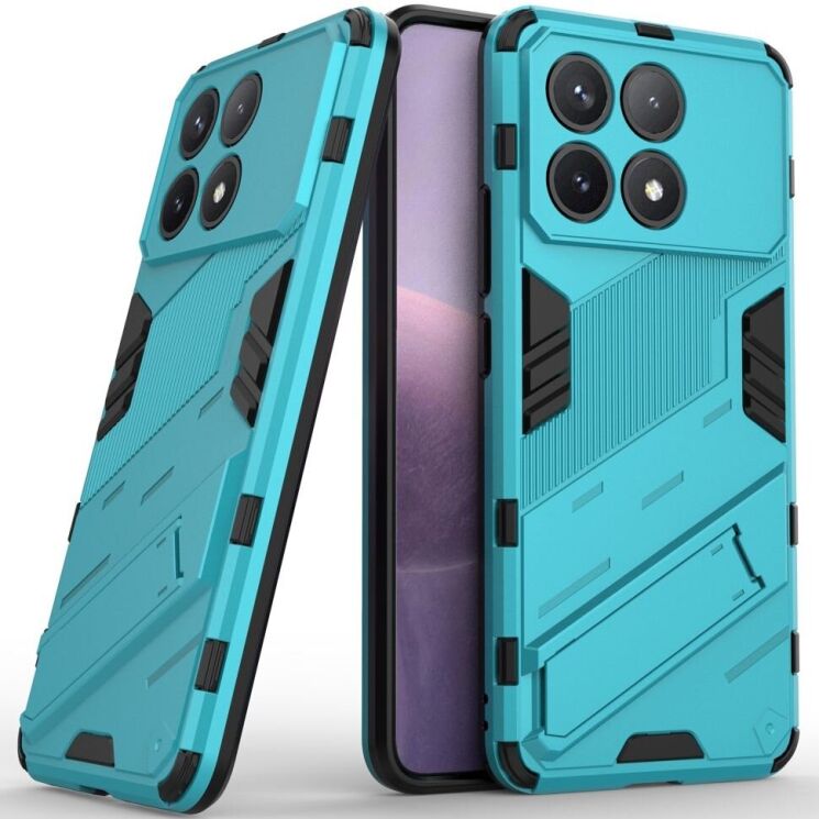 Защитный чехол Deexe Bibercas для Xiaomi Poco F6 Pro - Baby Blue: фото 1 из 8