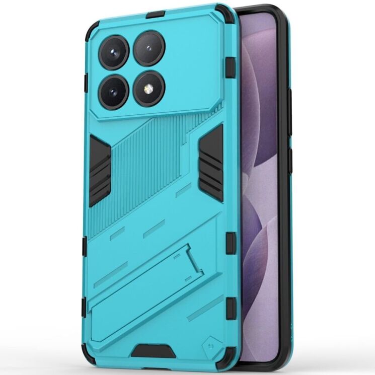 Защитный чехол Deexe Bibercas для Xiaomi Poco F6 Pro - Baby Blue: фото 2 из 8
