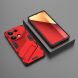 Защитный чехол Deexe Bibercas для Xiaomi Redmi Note 13 Pro 4G / Poco M6 Pro - Red (345739R). Фото 6 из 7