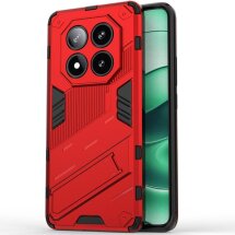 Защитный чехол Deexe Bibercas для Xiaomi Redmi Note 14 Pro 5G - Red: фото 1 из 6