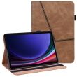 Защитный чехол Deexe Business Cover для Samsung Galaxy Tab S9 (X710/716) - Brown (333017Z)