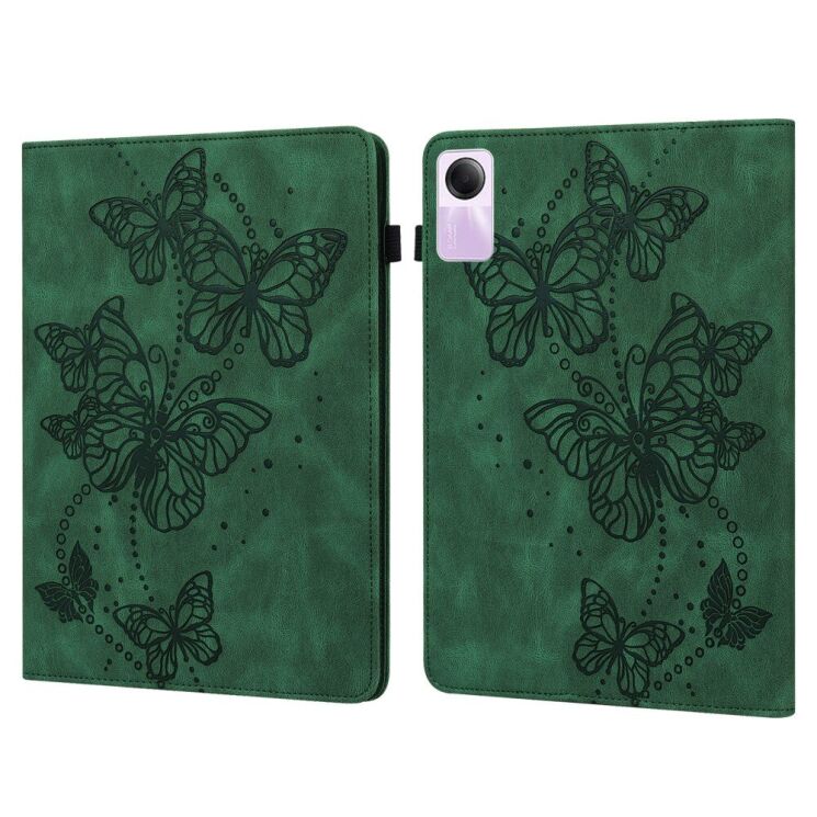 Защитный чехол Deexe Butterfly для Xiaomi Redmi Pad SE - Green: фото 1 из 9
