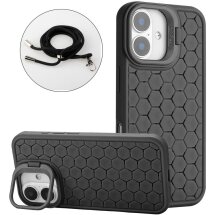 Защитный чехол Deexe CasePro with MagSafe для Apple iPhone 16 - Black: фото 1 из 5