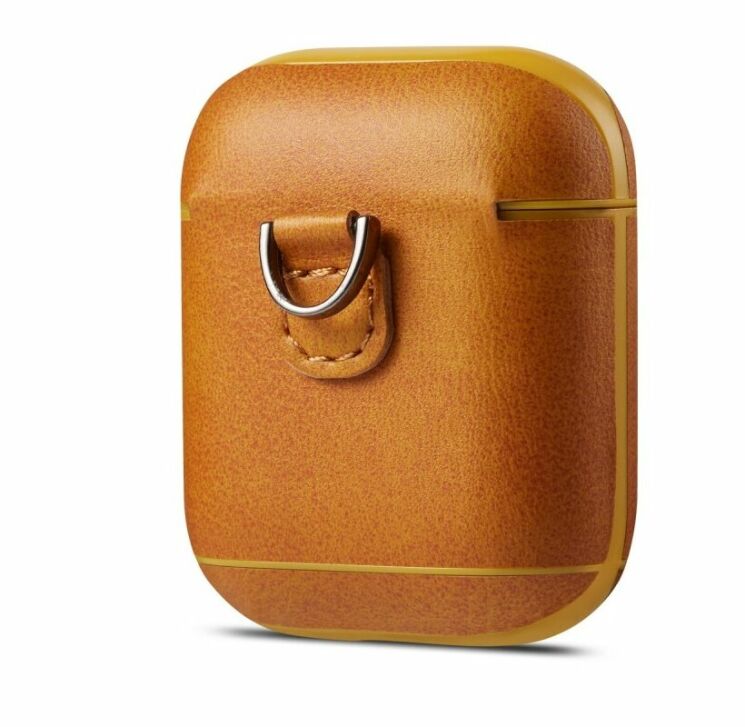 Защитный чехол Deexe Classic Case для Apple AirPods 1 / 2 - Brown: фото 4 из 7