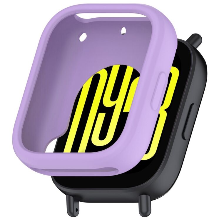 Защитный чехол Deexe Color Frame для Xiaomi Redmi Watch 5 Active - Purple: фото 1 из 8