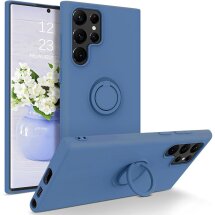 Защитный чехол Deexe Color Shell для Samsung Galaxy S22 Ultra (S908) - Dark Blue: фото 1 из 8