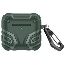 Защитный чехол Deexe Cosmic Shield Apple для AirPods 4 - Blackish Green: фото 1 из 8
