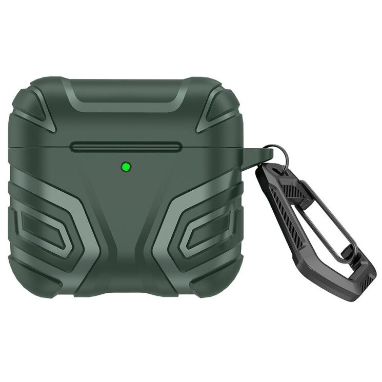 Защитный чехол Deexe Cosmic Shield Apple для AirPods 4 - Blackish Green: фото 1 из 8