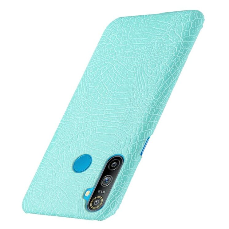 Захисний чохол Deexe Croco Style для Realme C3 - Baby Blue: фото 3 з 5