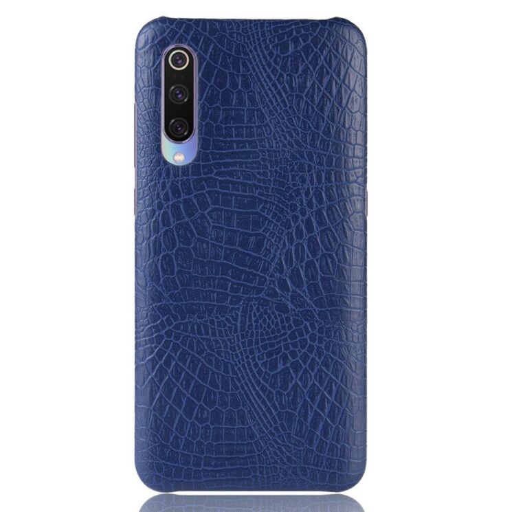 Захисний чохол Deexe Croco Style для Xiaomi Mi CC9 / Mi 9 Lite - Dark Blue: фото 3 з 4