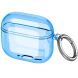 Захисний чохол Deexe Crystal Case для AirPods 4 - Transparent Blue (364432L). Фото 1 з 12