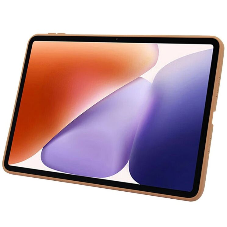 Захисний чохол Deexe Crystal Kickstand для Xiaomi Pad 7 / 7 Pro - Desert / Gold: фото 3 з 10