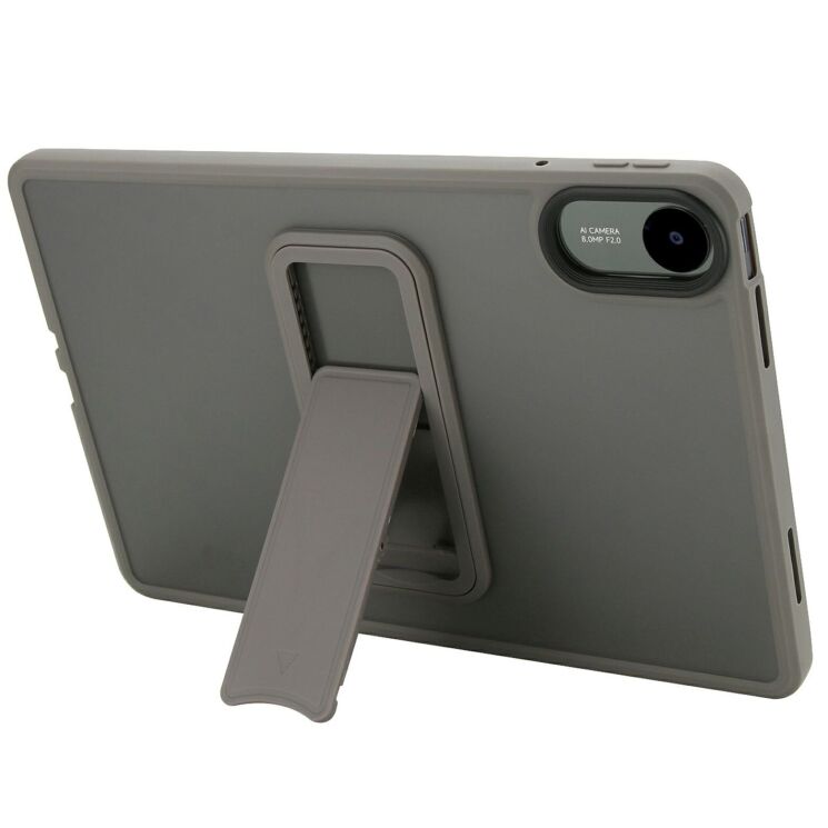 Защитный чехол Deexe Crystal Kickstand для Xiaomi Redmi Pad 2 - Grey: фото 2 из 11