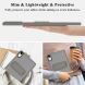 Защитный чехол Deexe Crystal Kickstand для Xiaomi Redmi Pad 2 - Grey (383225H). Фото 6 из 11