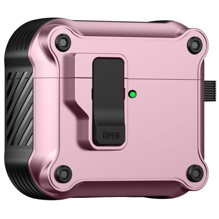 Защитный чехол Deexe Defender Armor для Apple AirPods 4 - Pink: фото 1 из 7
