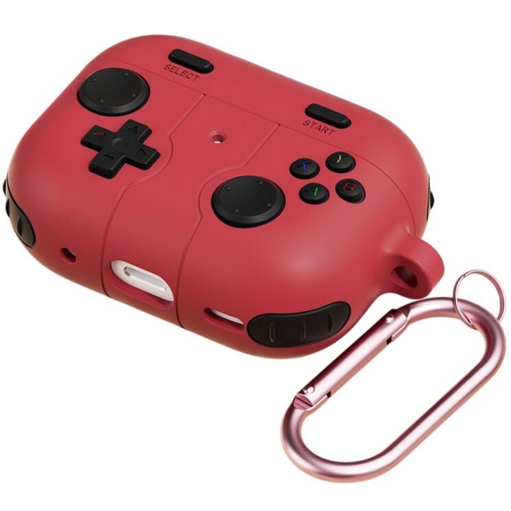 Защитный чехол Deexe Game Console для AirPods Pro 3 - Red: фото 1 из 8